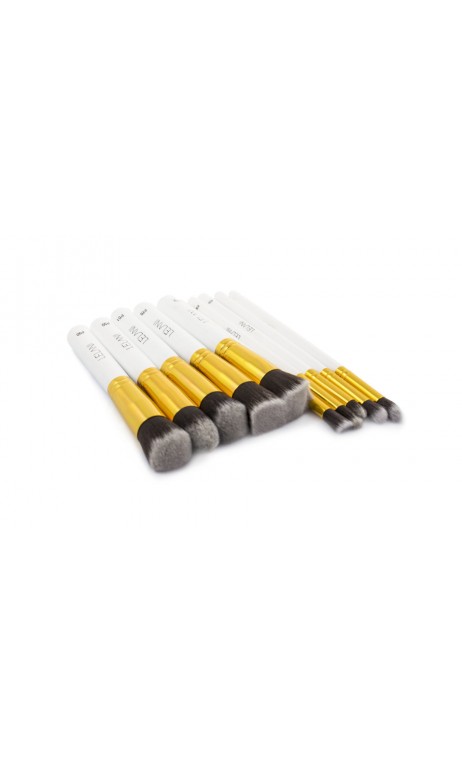 Mėgėjiški šepetėliai makiažui 10vnt